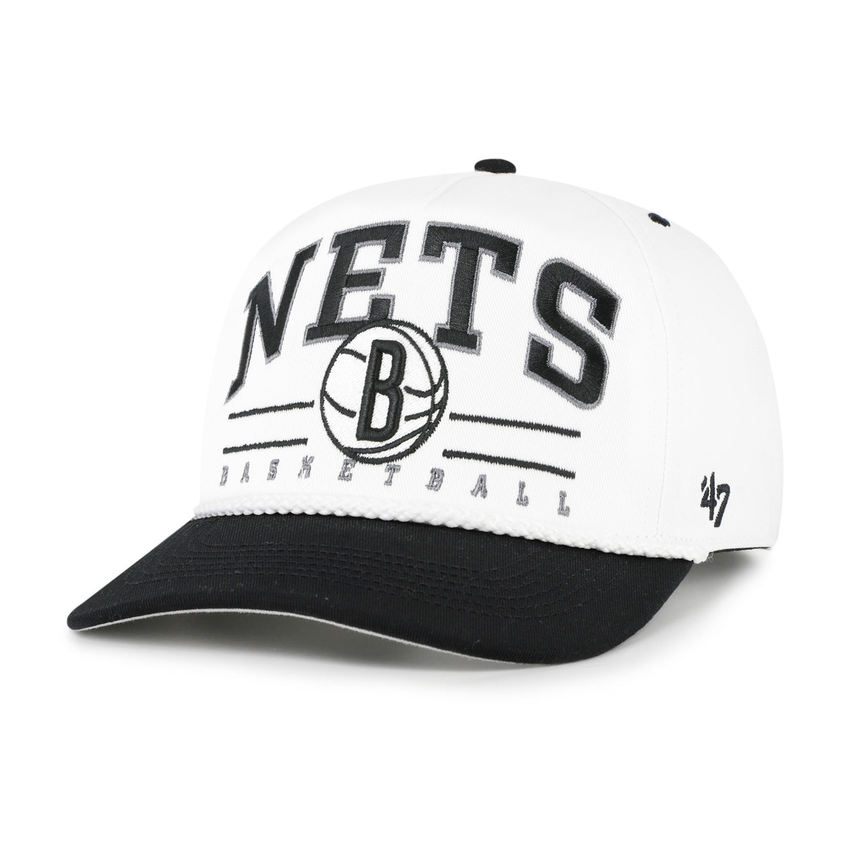 BROOKLYN NETS ROSCOE ROPE TWO TONE '47 HITCH