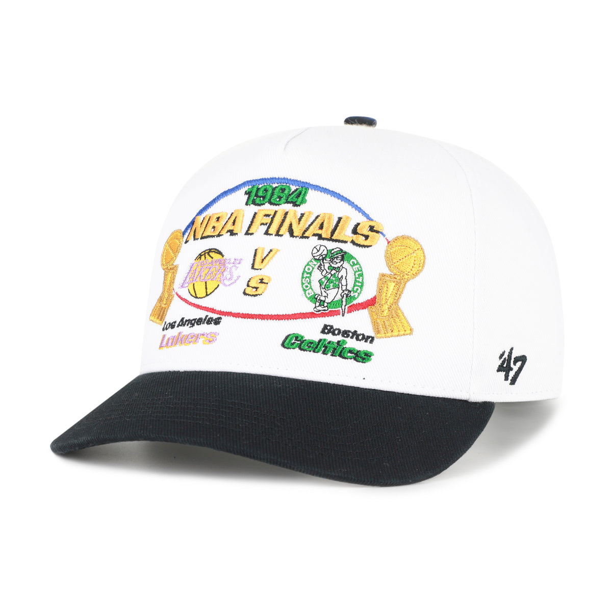 LOS ANGELES LAKERS VS. BOSTON CELTICS 1984 NBA FINALS DUELING '47 HITCH