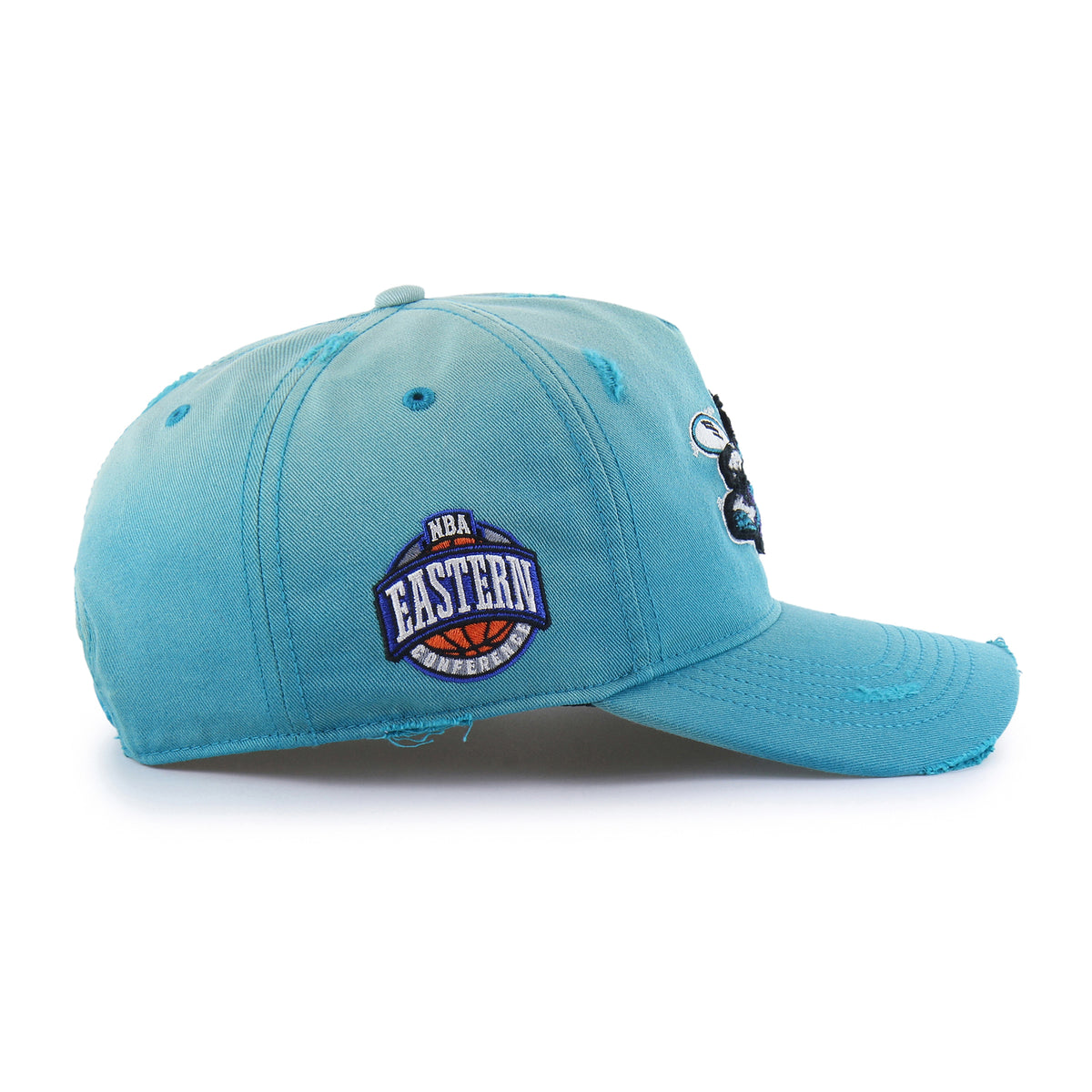 CHARLOTTE HORNETS HARDWOOD CLASSICS WORN '47 HITCH LC LOW CROWN