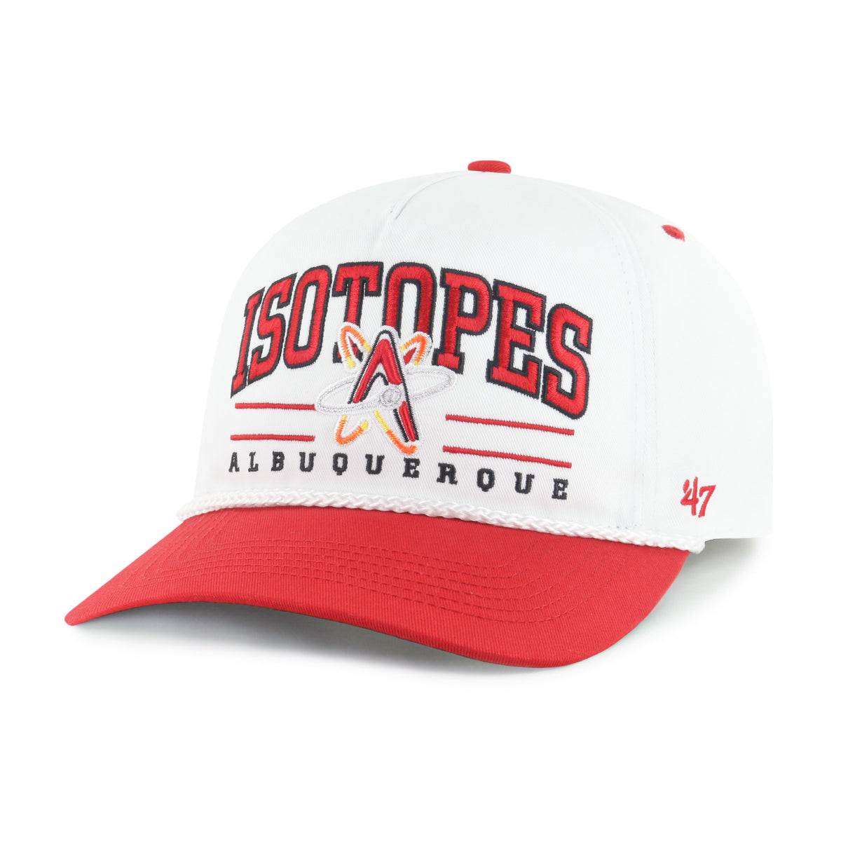 ALBUQUERQUE ISOTOPES ROSCOE ROPE TWO TONE '47 HITCH