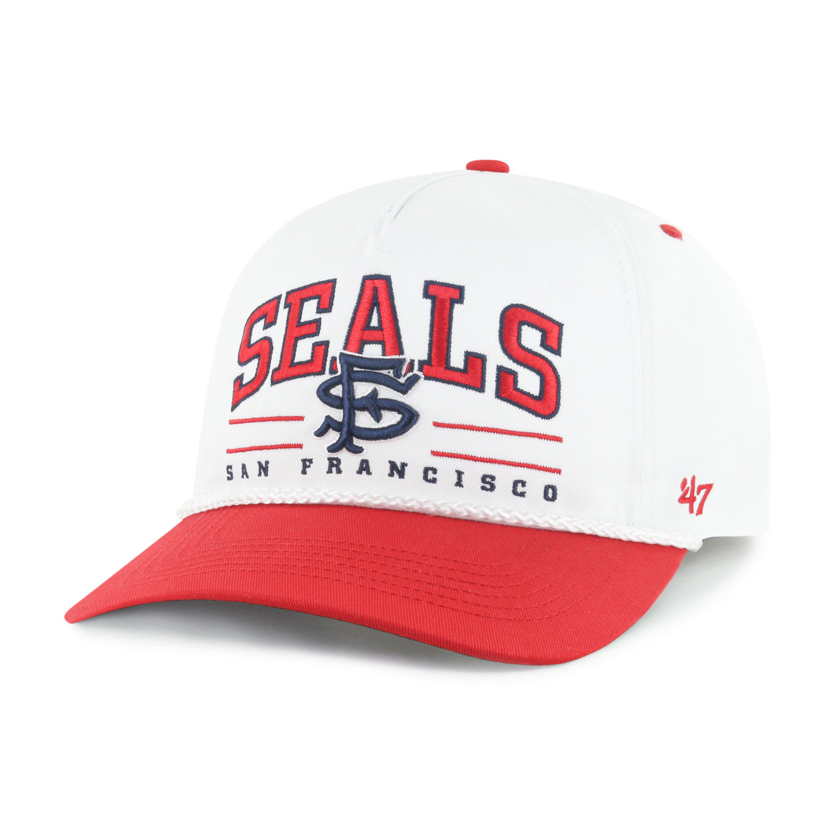 SAN FRANCISCO SEALS THROWBACK ROSCOE ROPE TWO TONE '47 HITCH