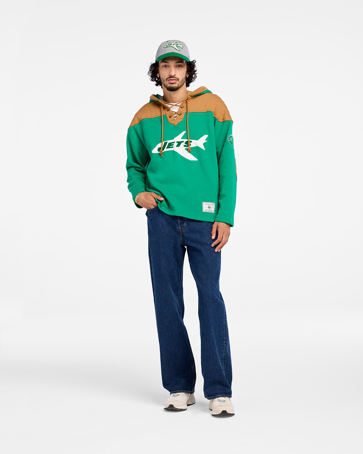 NEW YORK JETS HISTORIC FLANNAGAN '47 WINGBACK LACER
