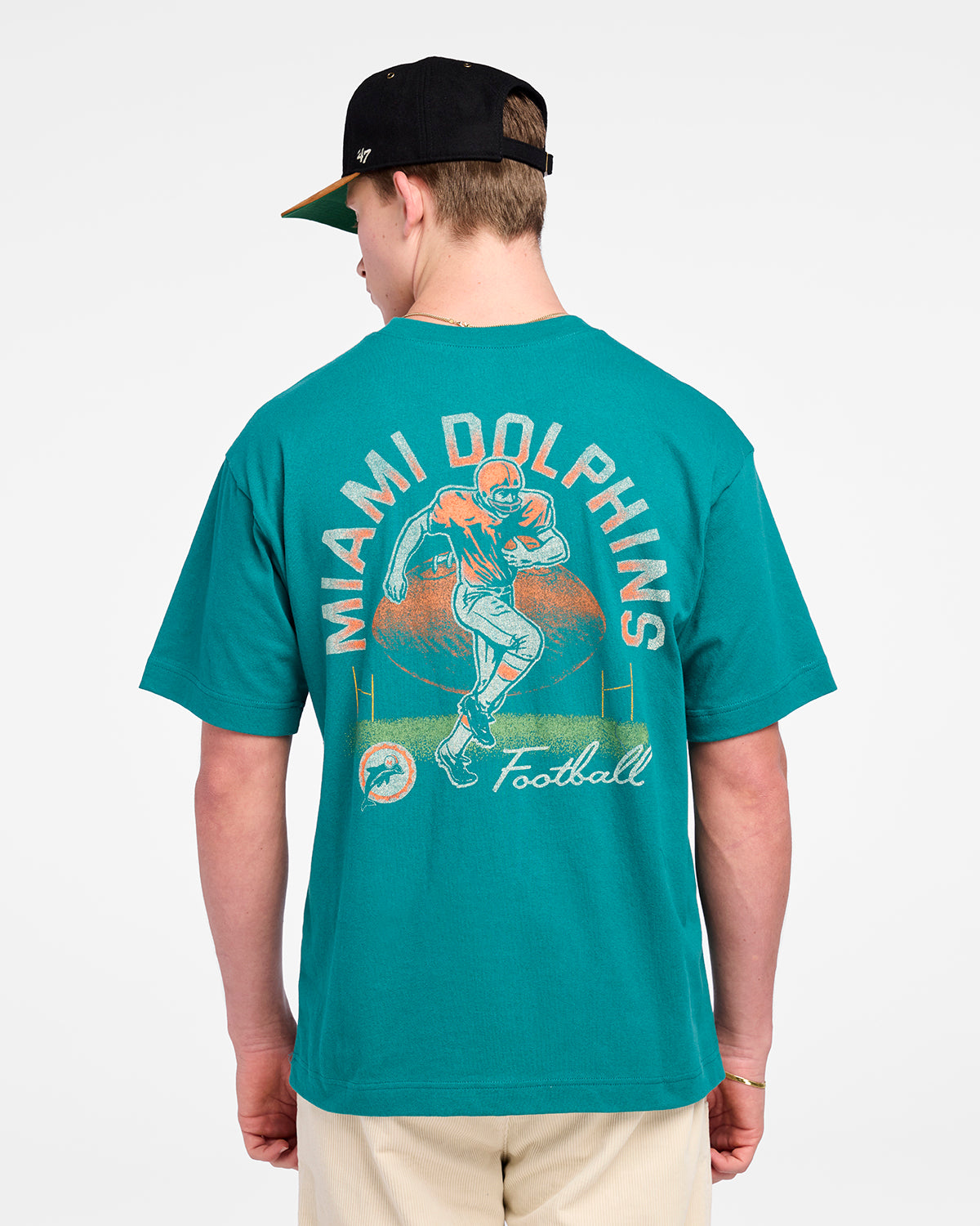MIAMI DOLPHINS HISTORIC GAME ON '47 FOUNDATION TEE