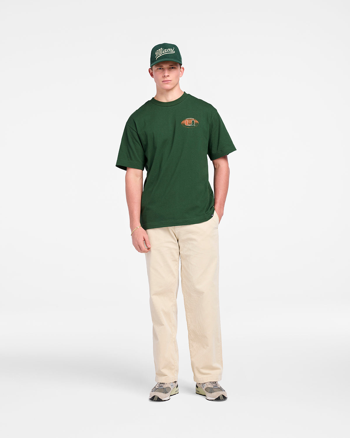 MIAMI HURRICANES GAME ON '47 FOUNDATION TEE