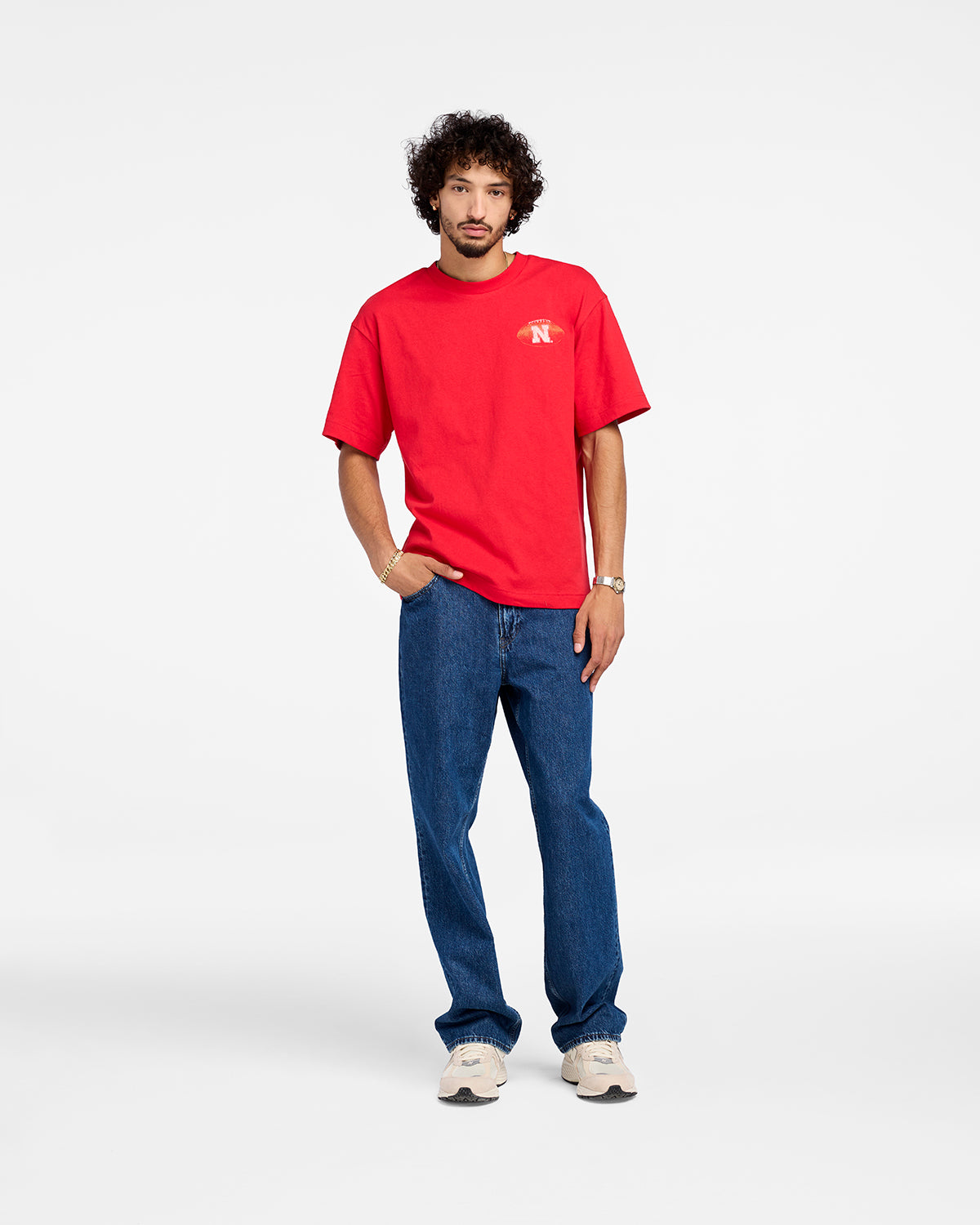 NEBRASKA CORNHUSKERS GAME ON '47 FOUNDATION TEE