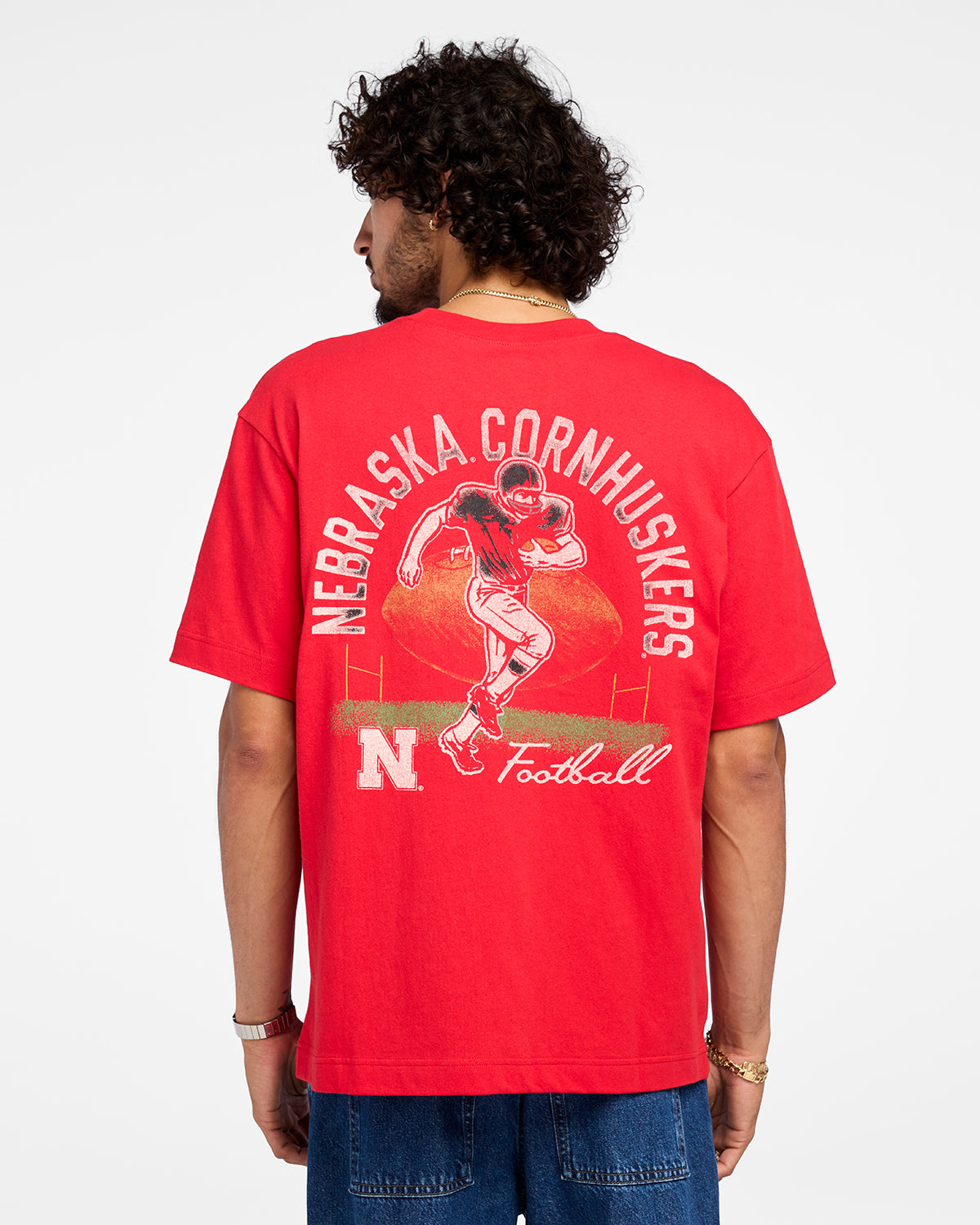 NEBRASKA CORNHUSKERS GAME ON '47 FOUNDATION TEE
