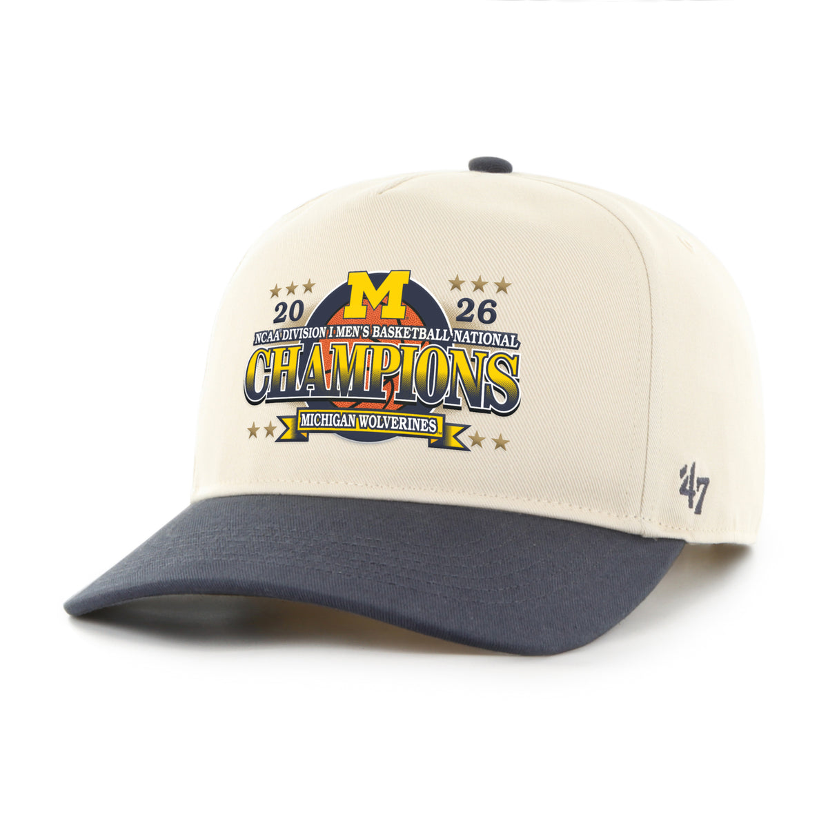 MICHIGAN WOLVERINES NCAA NATIONAL CHAMPIONS TWO TONE '47 HITCH