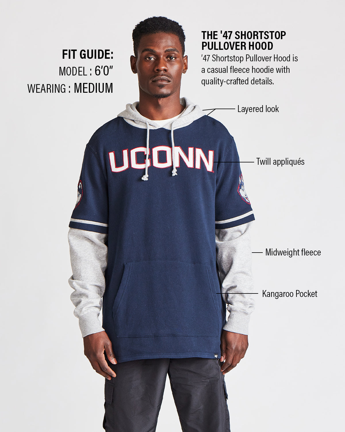 ’47 Shortstop Pullover Hood image-fill