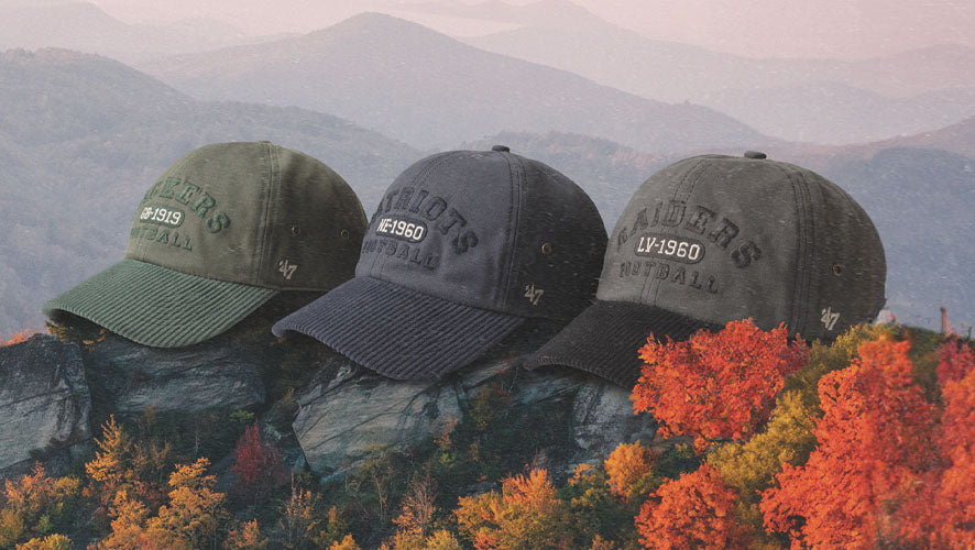 Ridgeway '47 Clean Up. A relaxed strapback with a canvas crown and corduroy visor.