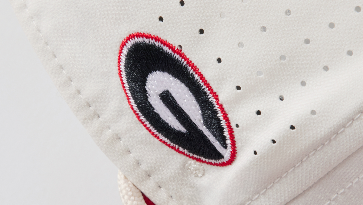 Georgia patch detail on side of hat.