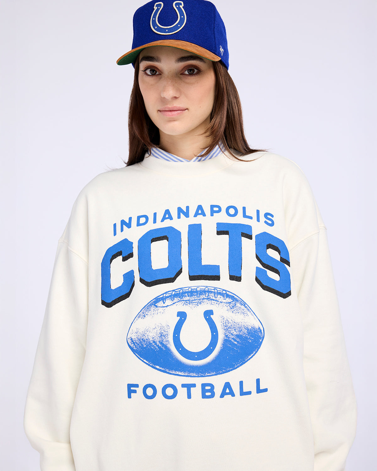 INDIANAPOLIS COLTS ARCH CLOUD '47 OVERSIZED CREW WOMENS