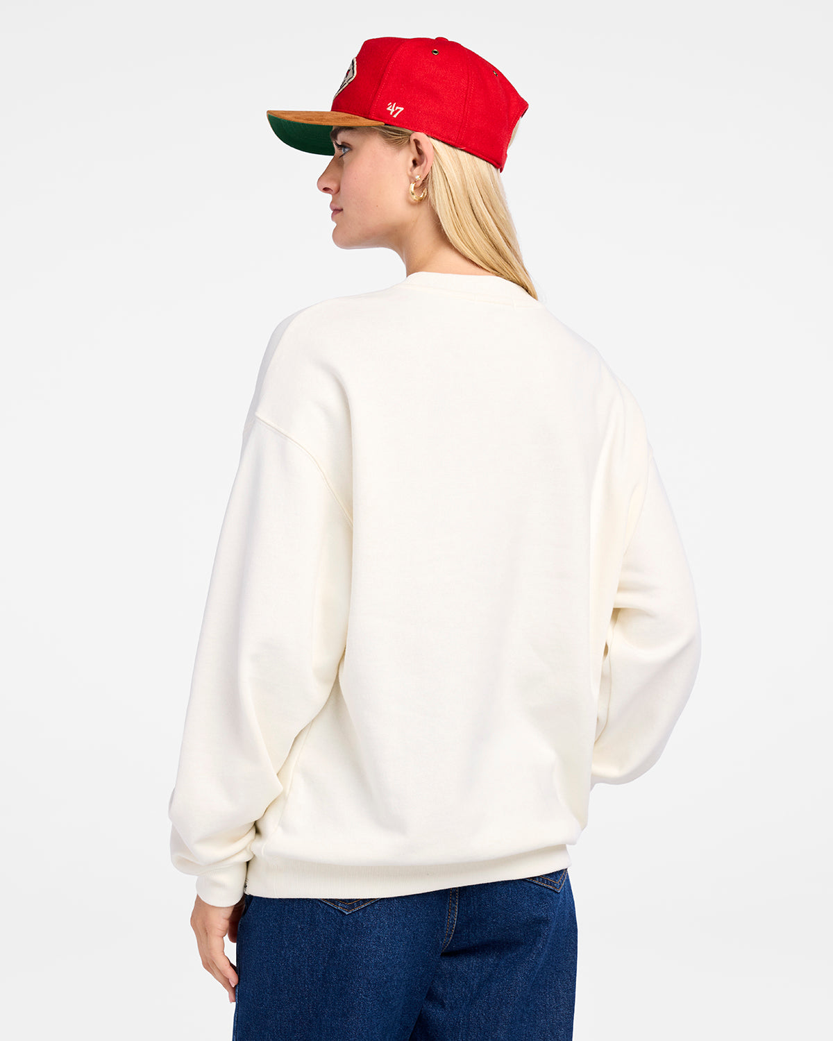 KANSAS CITY CHIEFS ARCH CLOUD '47 OVERSIZED CREW WOMENS