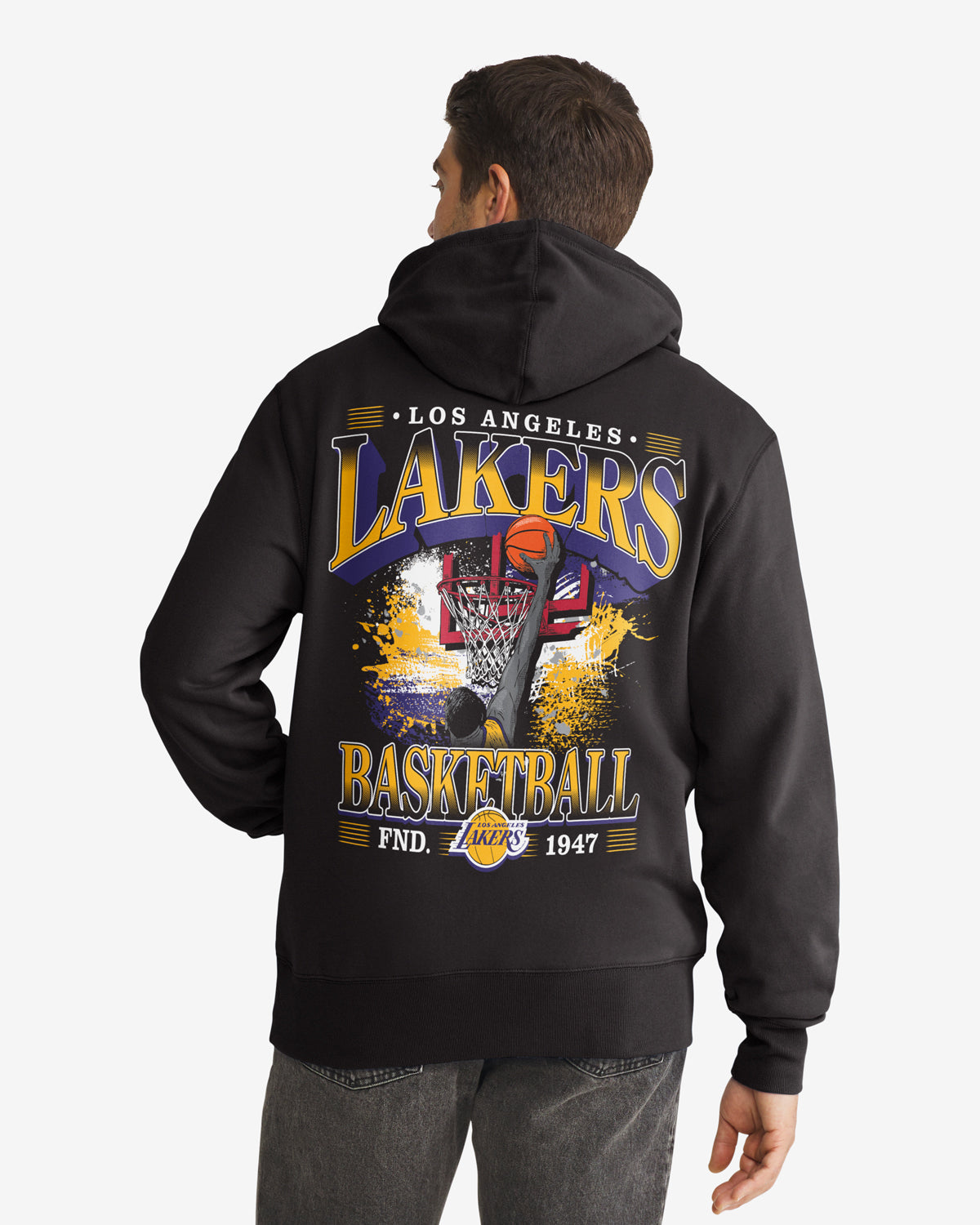 LOS ANGELES LAKERS BACKER '47 HEADLNE HOOD