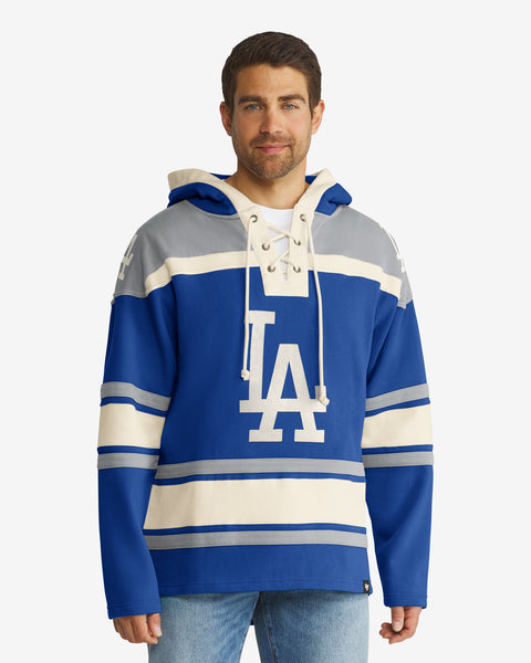 Los Angeles Dodgers Apparel | Fleece Lacer Hood | '47