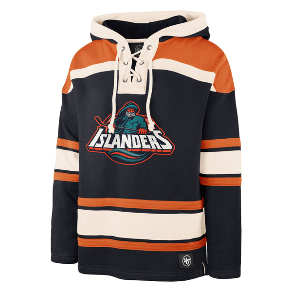 Fleece Hoodies New York Islanders Sweater Vintage Tru-Play Men's