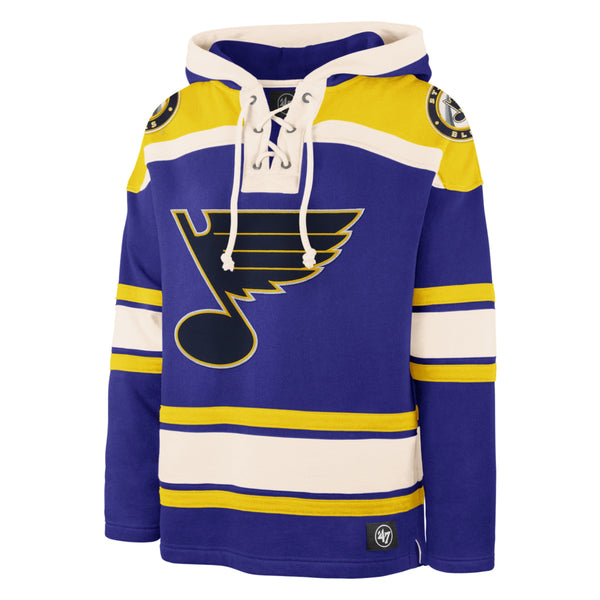 Profile Women's Royal St. Louis Blues Plus Size Lace-Up Pullover Hoodie