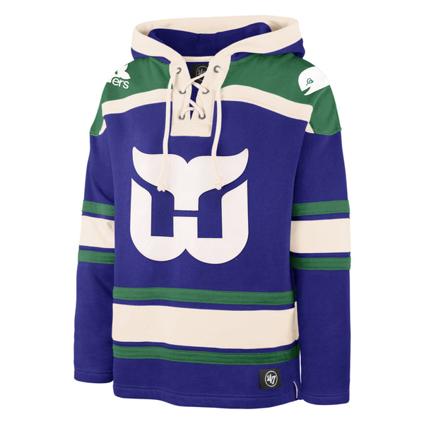 Hartford Whalers '47 Heritage Superior Lacer Pullover Hoodie - Green
