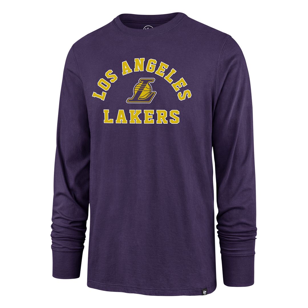 LOS ANGELES LAKERS VARSITY ARCH '47 SUPER RIVAL LONG SLEEVE