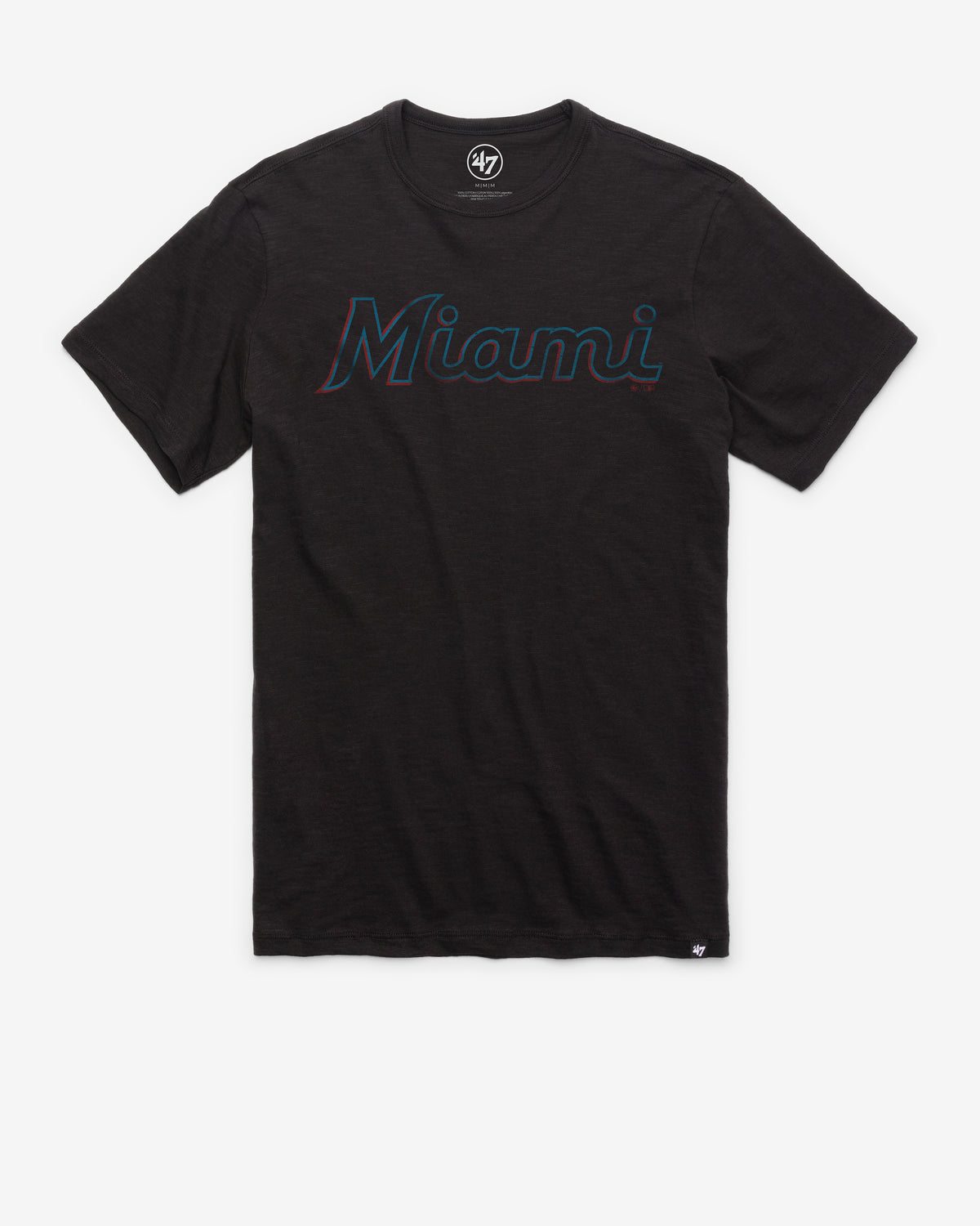 MIAMI MARLINS GRIT WORDMARK '47 SCRUM TEE