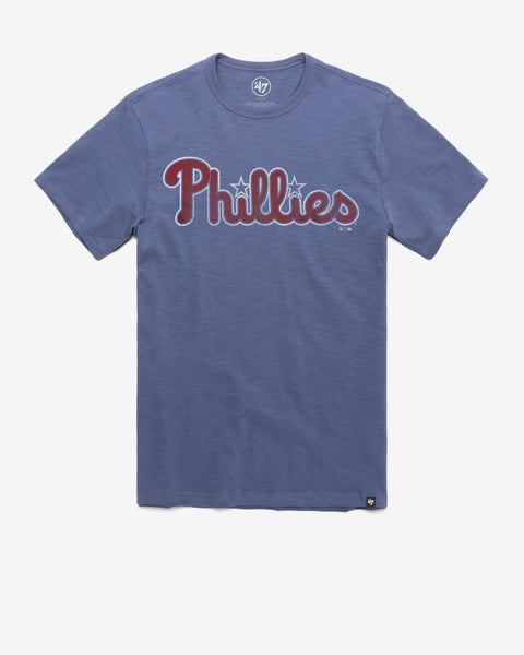 Philadelphia Phillies Women's Maroon Scrum Twins T-Shirt by Banner 47