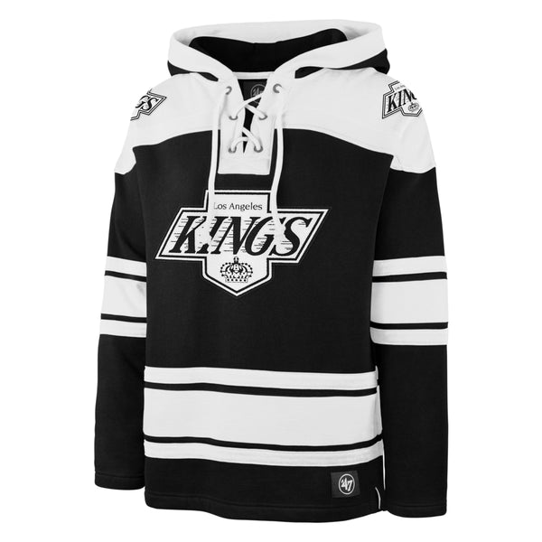 Team La Kings Jersey Hoodie Los Angeles Kings Apparel Fleece Lacer