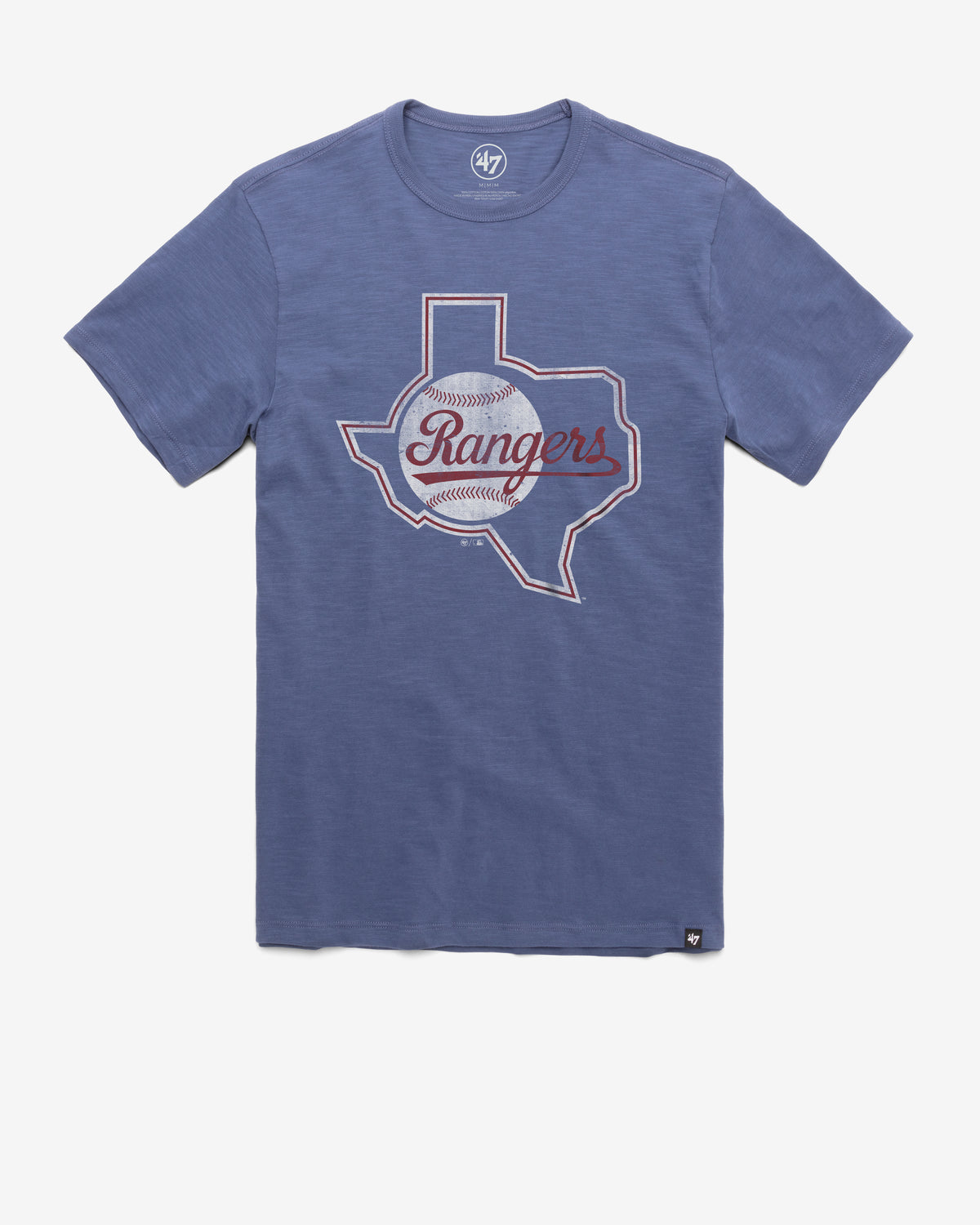 TEXAS RANGERS COOPERSTOWN GRIT '47 SCRUM TEE