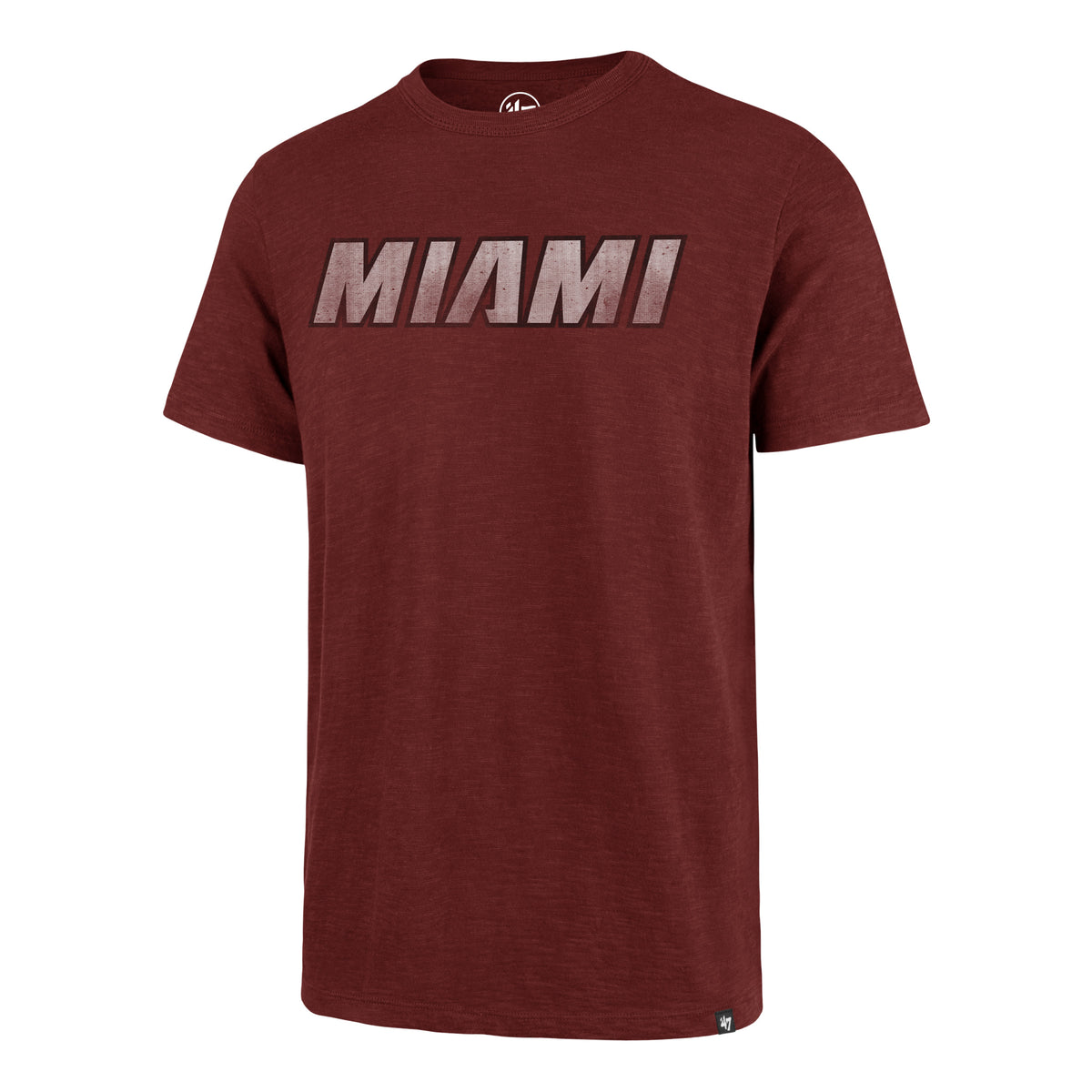 MIAMI HEAT GRIT WORDMARK '47 SCRUM TEE