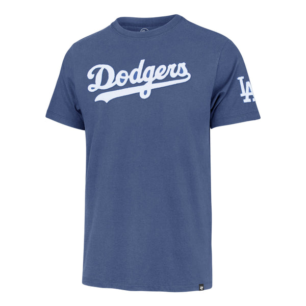 Men's '47 Cream Los Angeles Dodgers City Connect Crescent Franklin Raglan Three-Quarter Sleeve T-Shirt
