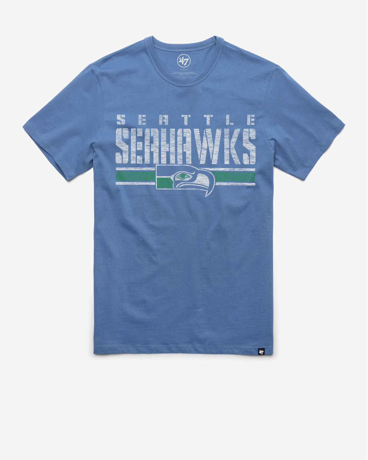 SEATTLE SEAHAWKS HISTORIC STRIPE THRU '47 FRANKLIN TEE