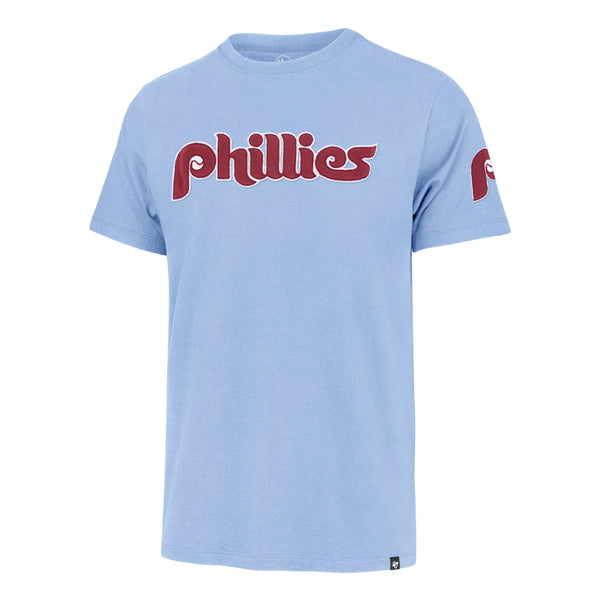 Philadelphia Phillies Women's Maroon Scrum Twins T-Shirt by Banner 47