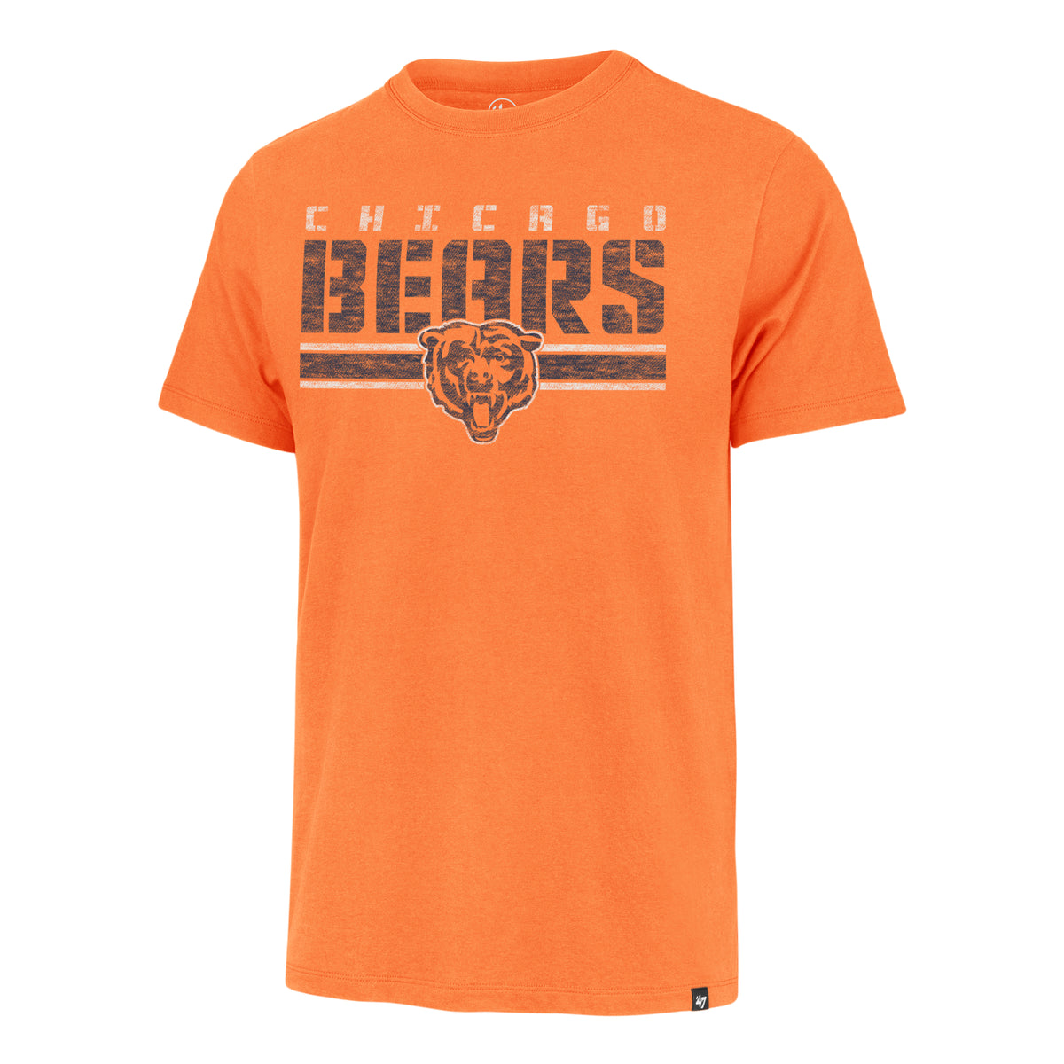 CHICAGO BEARS STRIPE THRU '47 FRANKLIN TEE