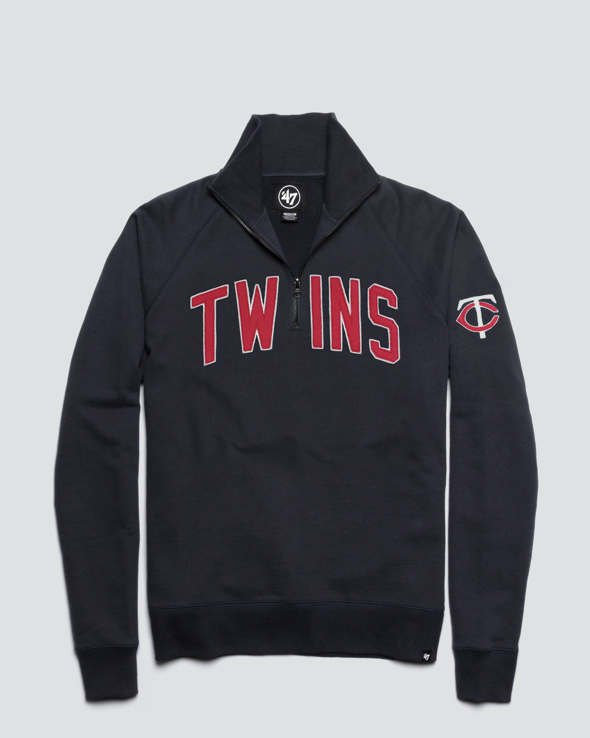 MINNESOTA TWINS BANKS '47 HARRIS SCRIMMAGE 1/4 ZIP