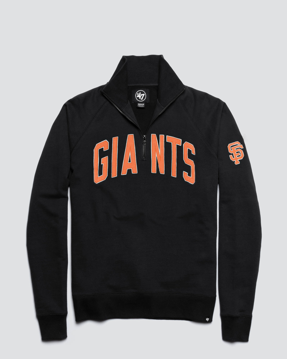 SAN FRANCISCO GIANTS BANKS '47 HARRIS SCRIMMAGE 1/4 ZIP
