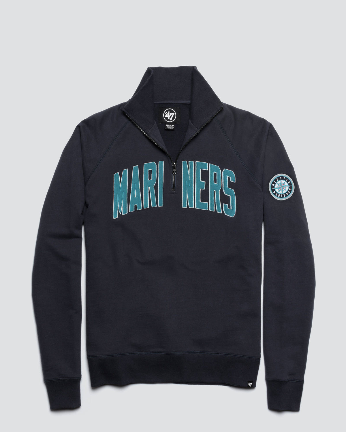 SEATTLE MARINERS BANKS '47 HARRIS SCRIMMAGE 1/4 ZIP