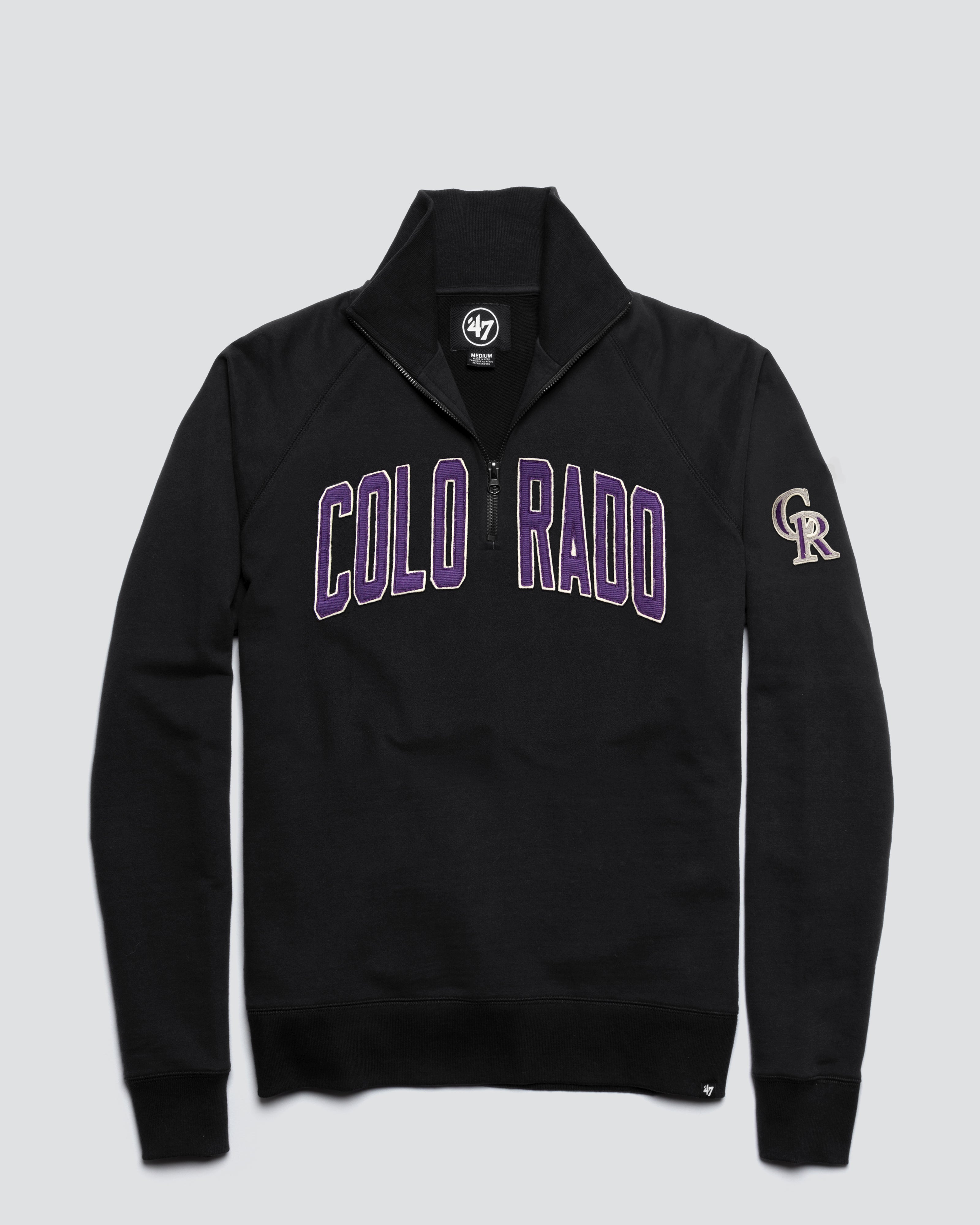 COLORADO ROCKIES BANKS '47 HARRIS SCRIMMAGE 1/4 ZIP