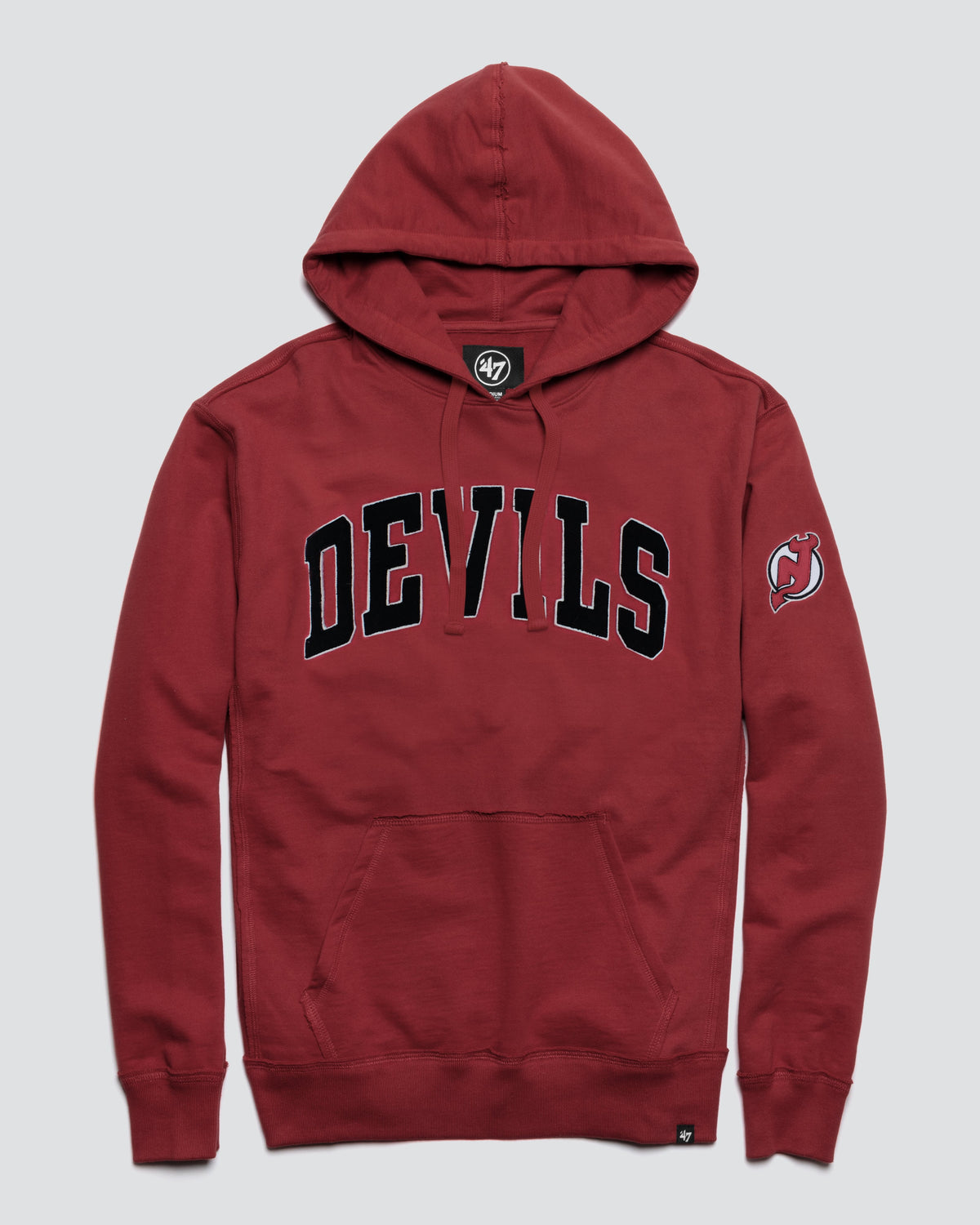 NEW JERSEY DEVILS RELIC '47 HARRIS SCRIMMAGE HOOD