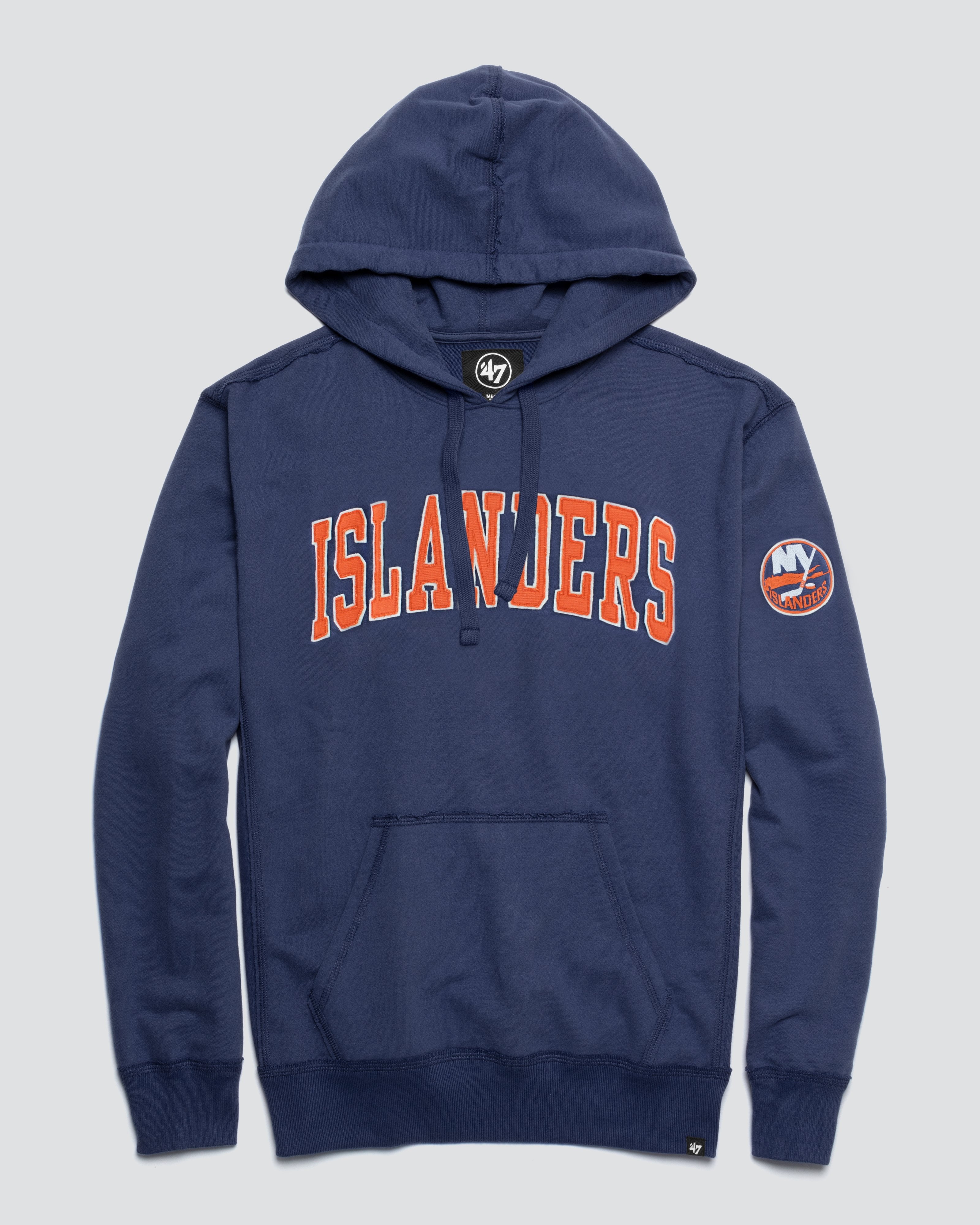 NEW YORK ISLANDERS RELIC '47 HARRIS SCRIMMAGE HOOD