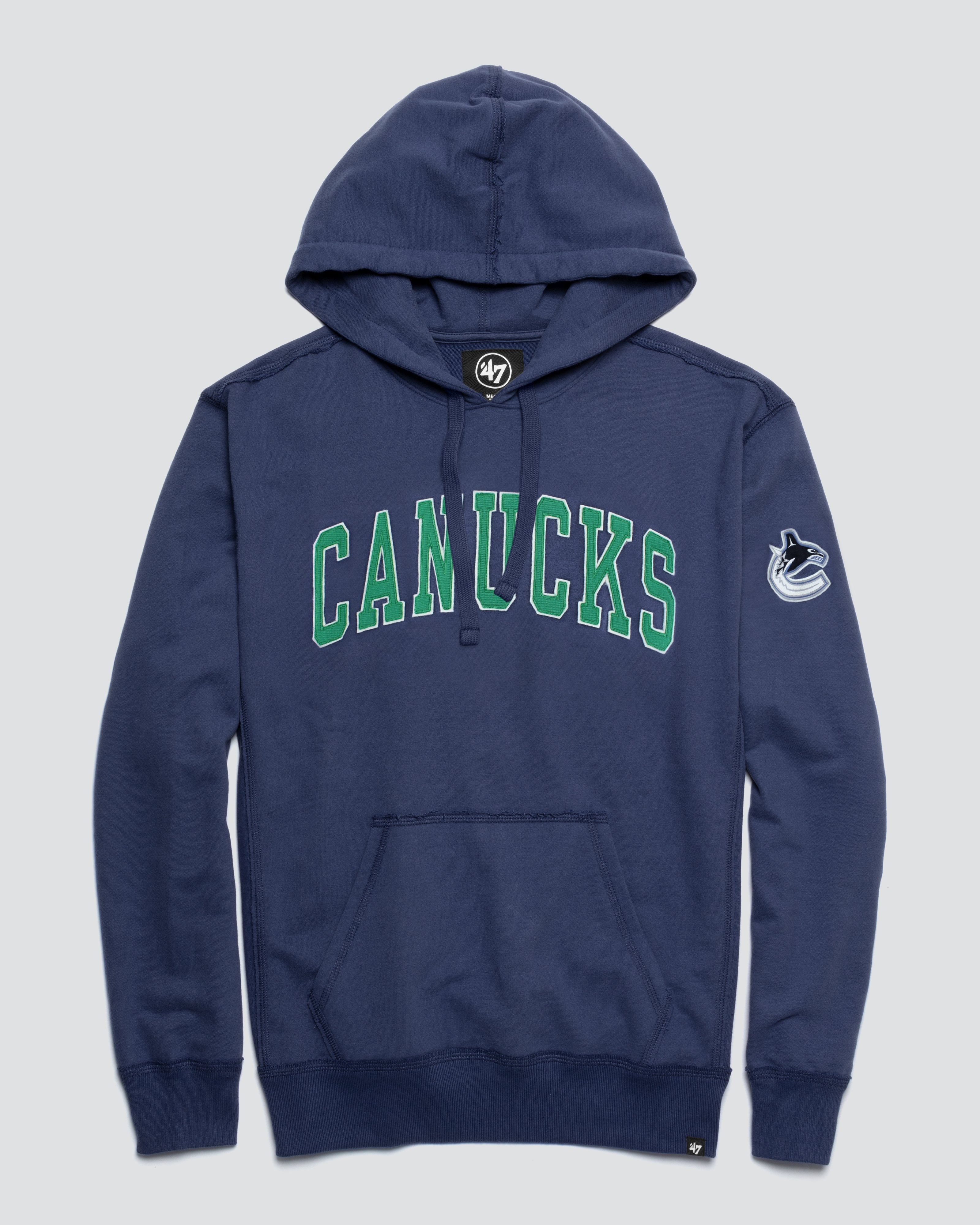 VANCOUVER CANUCKS RELIC '47 HARRIS SCRIMMAGE HOOD