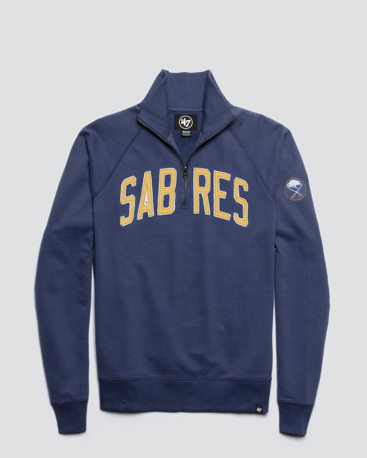 BUFFALO SABRES BANKS '47 HARRIS SCRIMMAGE 1/4 ZIP
