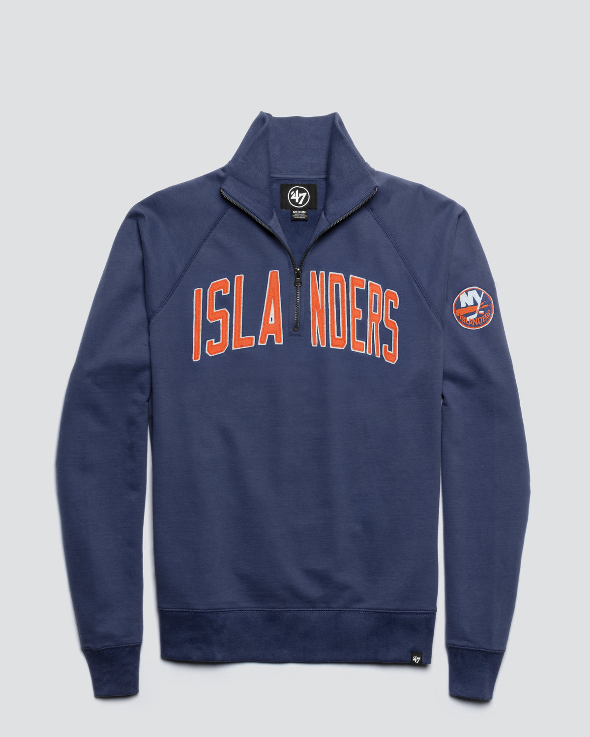 NEW YORK ISLANDERS BANKS '47 HARRIS SCRIMMAGE 1/4 ZIP