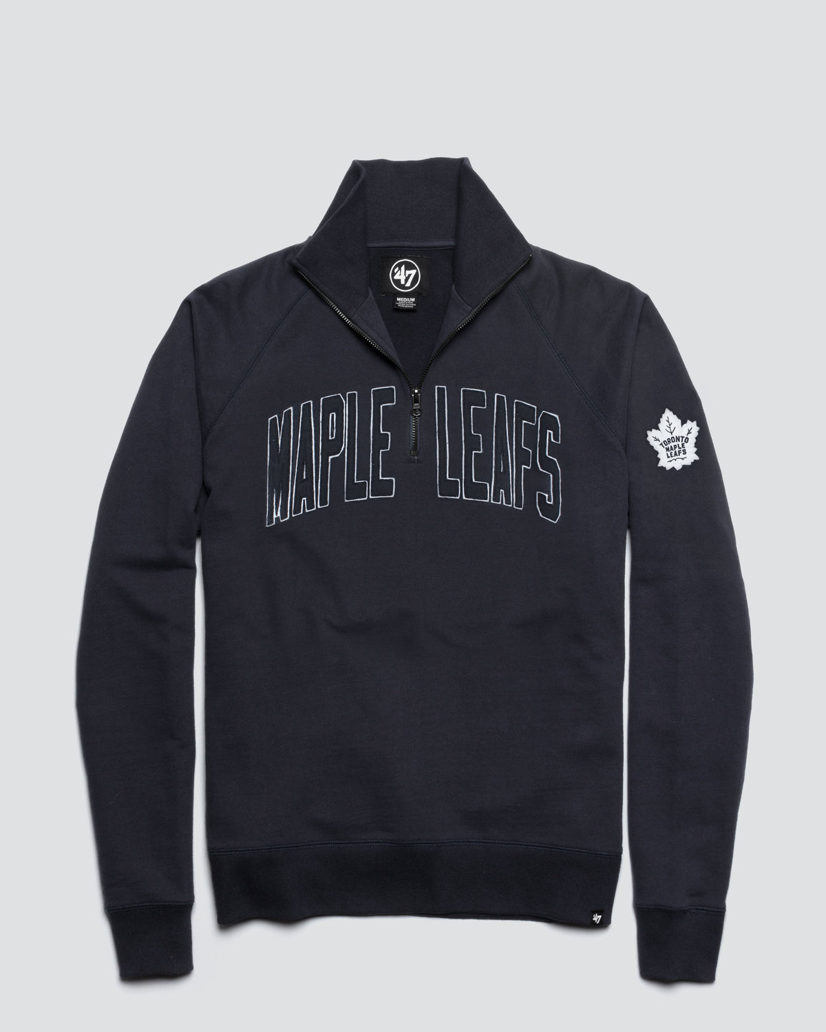 TORONTO MAPLE LEAFS BANKS '47 HARRIS SCRIMMAGE 1/4 ZIP