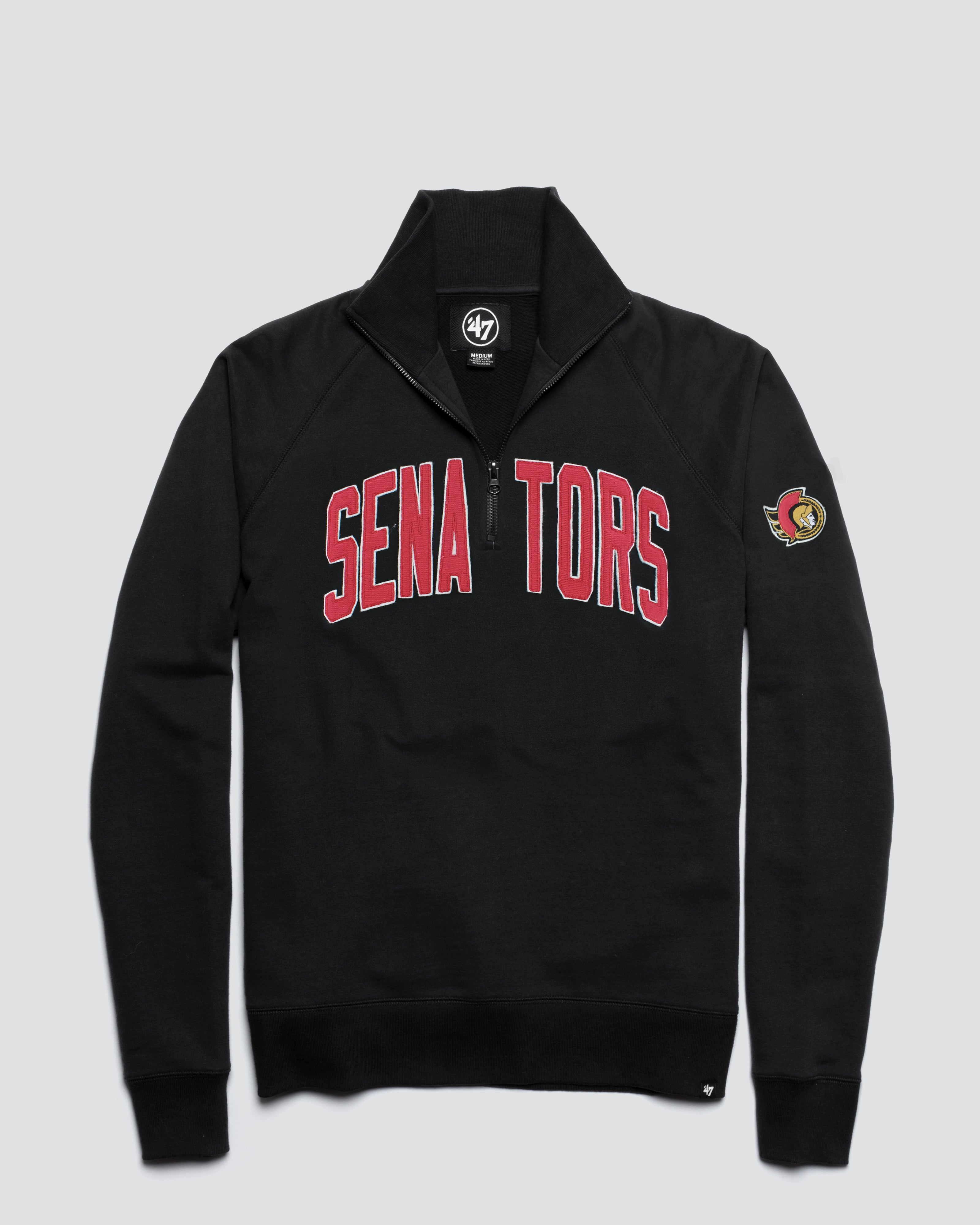 OTTAWA SENATORS BANKS '47 HARRIS SCRIMMAGE 1/4 ZIP