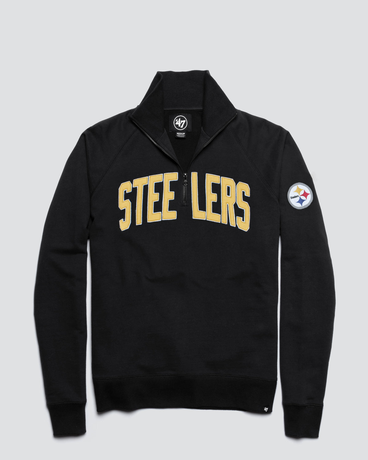 PITTSBURGH STEELERS BANKS '47 HARRIS SCRIMMAGE 1/4 ZIP