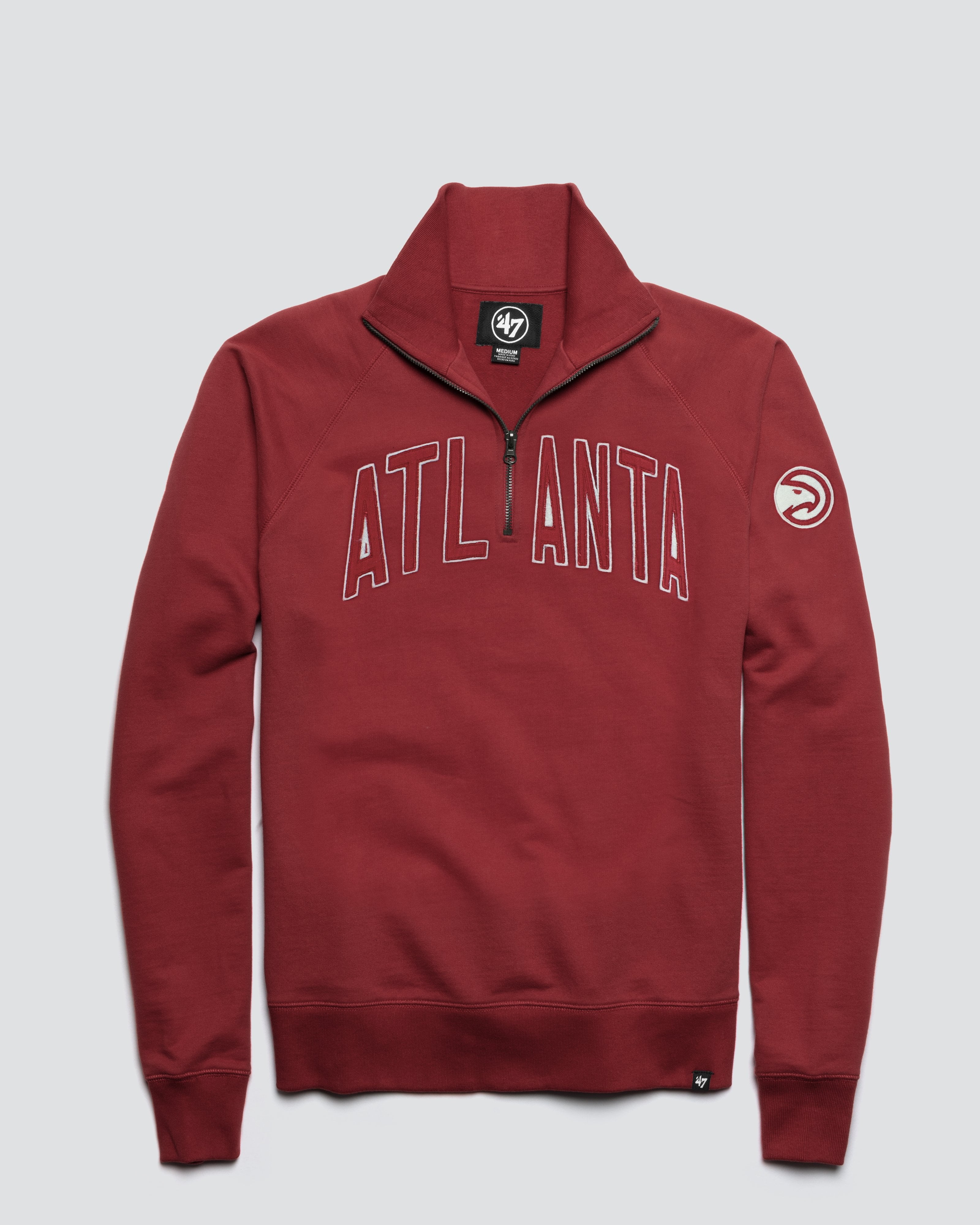 ATLANTA HAWKS BANKS '47 HARRIS SCRIMMAGE 1/4 ZIP