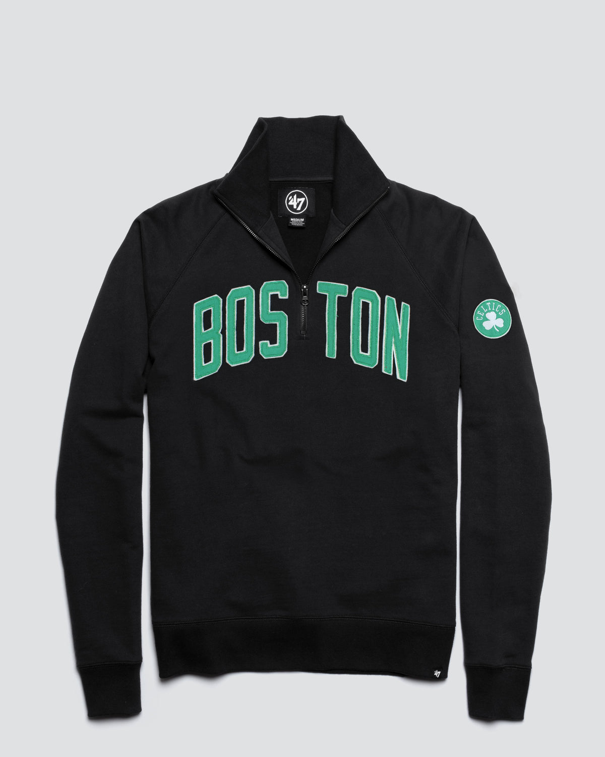 BOSTON CELTICS BANKS '47 HARRIS SCRIMMAGE 1/4 ZIP