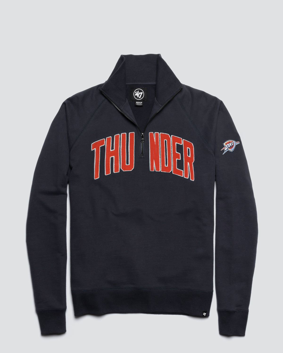 OKLAHOMA CITY THUNDER BANKS '47 HARRIS SCRIMMAGE 1/4 ZIP