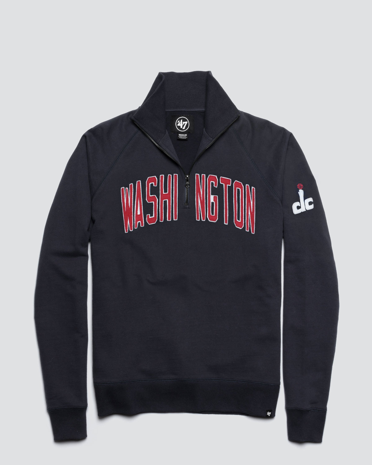 WASHINGTON WIZARDS BANKS '47 HARRIS SCRIMMAGE 1/4 ZIP