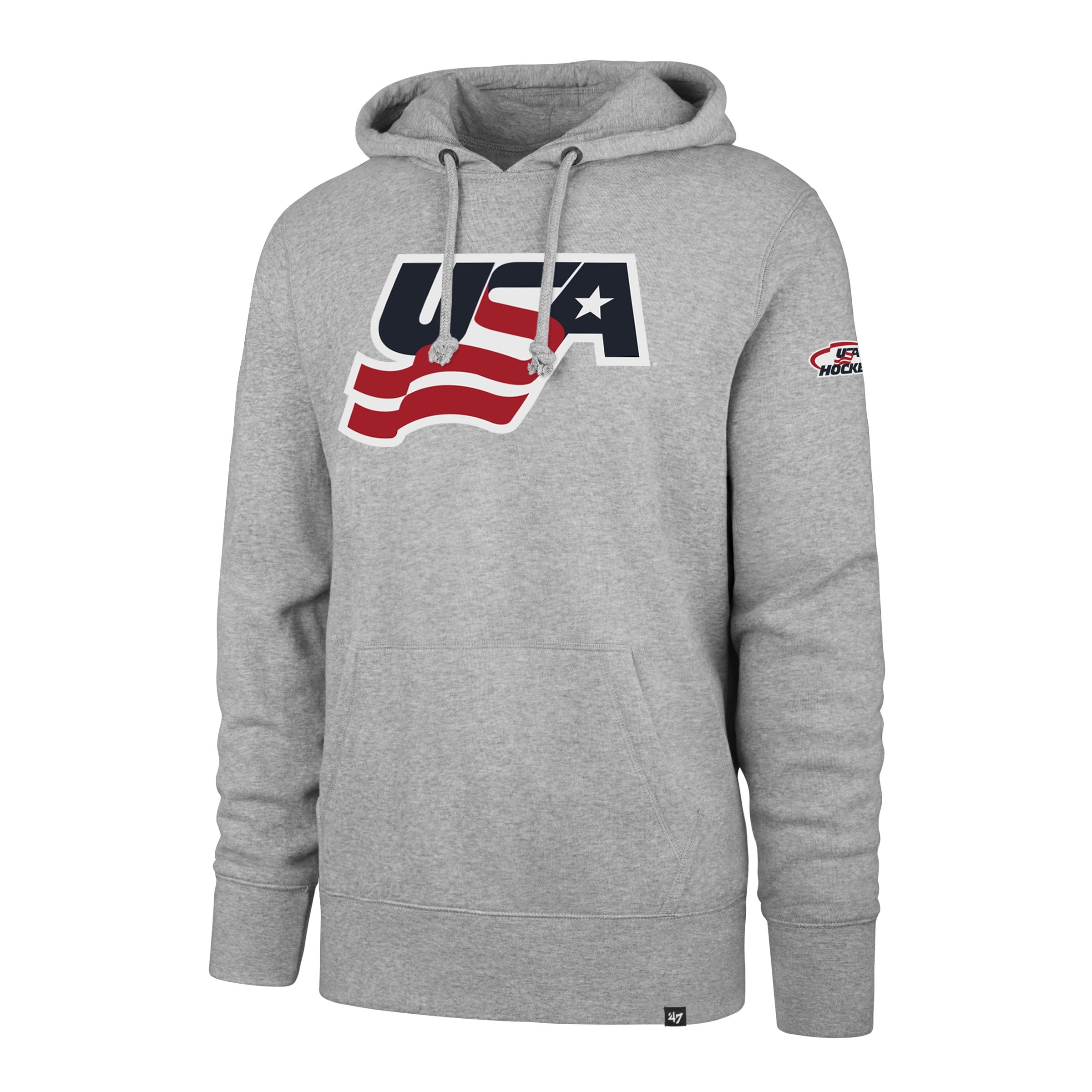 USA HOCKEY IMPRINT TWO PEAT '47 HEADLINE HOOD