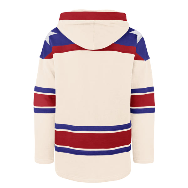 Columbus Blue Jackets '47 Superior Lacer Pullover Hoodie - Cream