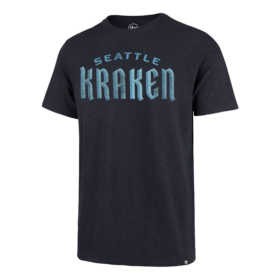 SEATTLE KRAKEN GRIT WORDMARK '47 SCRUM TEE